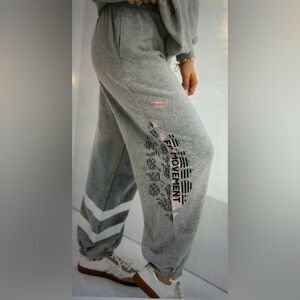 NWT Free People Movement All Star Gray Joggers